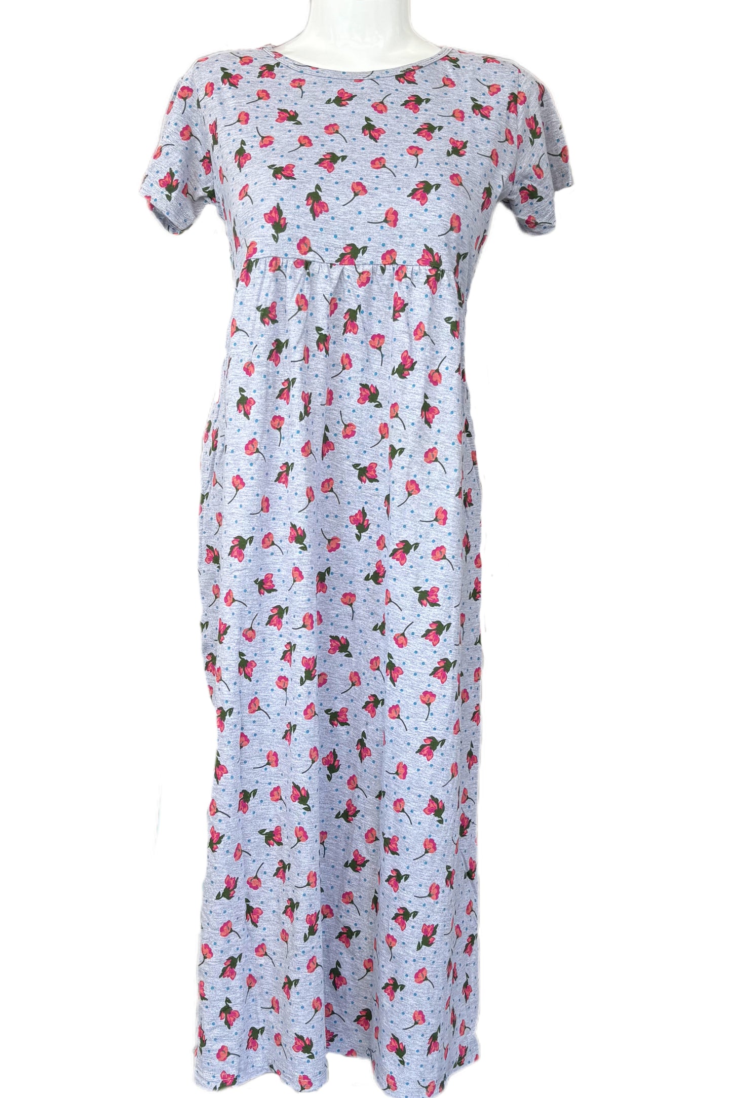 Melange Floral Casual Maxi