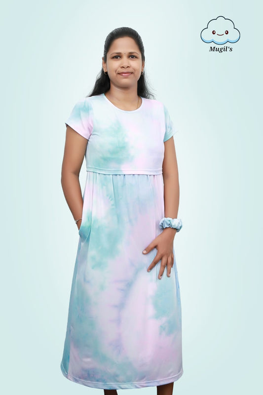 Tie & Dye Feeding maxi