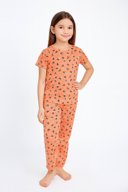 Light orange Coord set