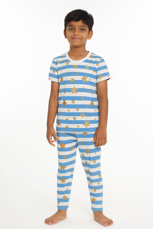Blue stripes Coord set