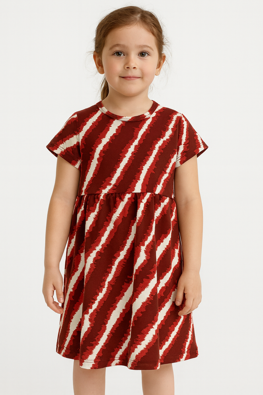 Maroon casual Gown