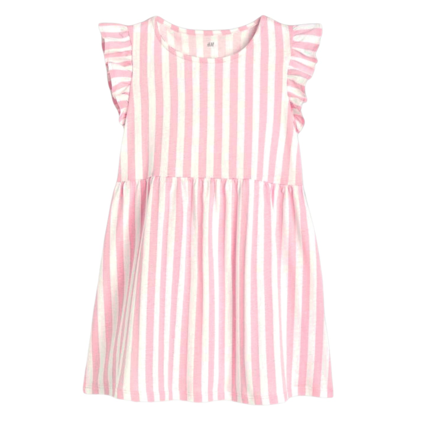 Pink stripes Casual gown
