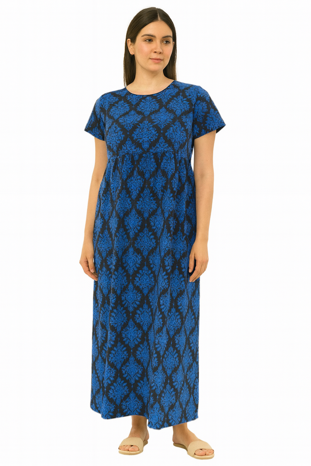 Black Blue casual maxi