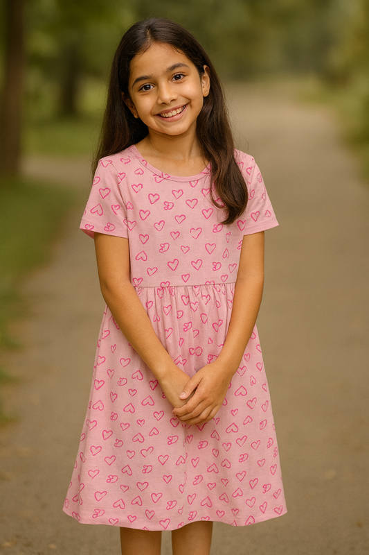Light pink casual frock