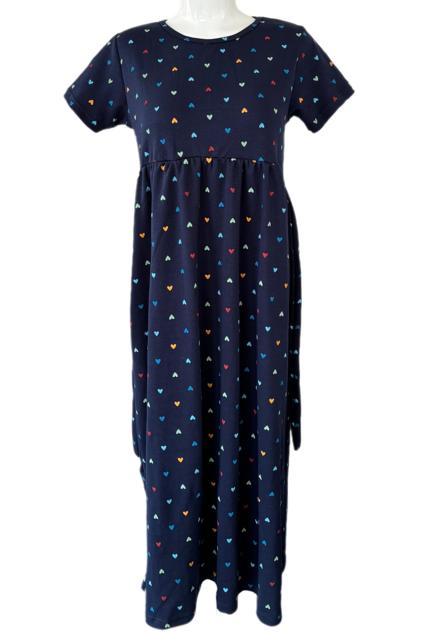 Navy Heart Casual maxi