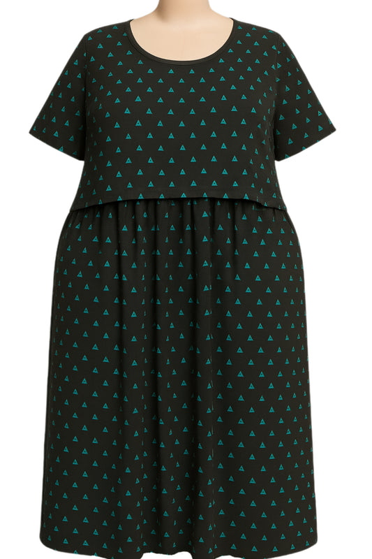Black triangle Maternity & Feeding maxi
