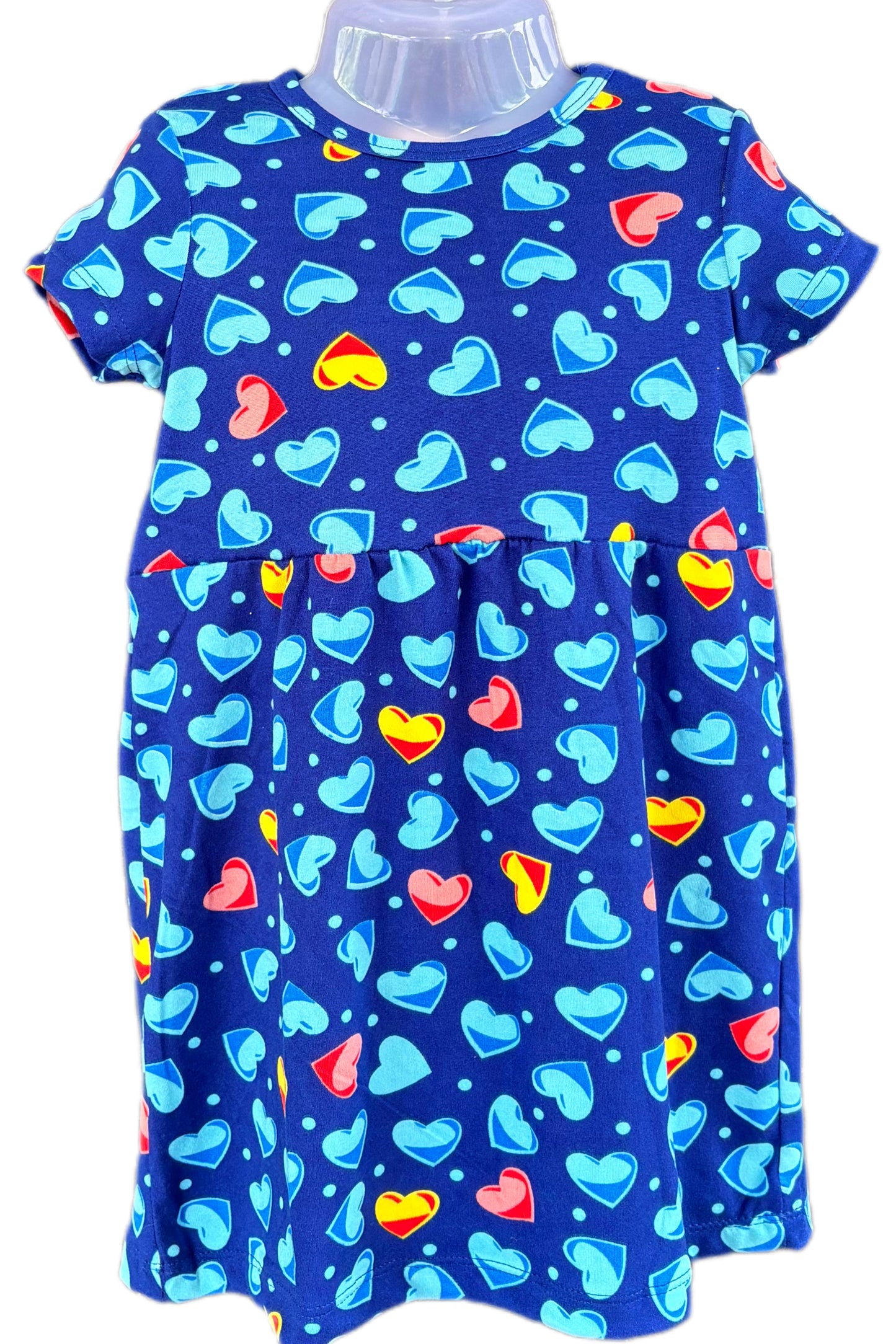 Blue heart casual Gown
