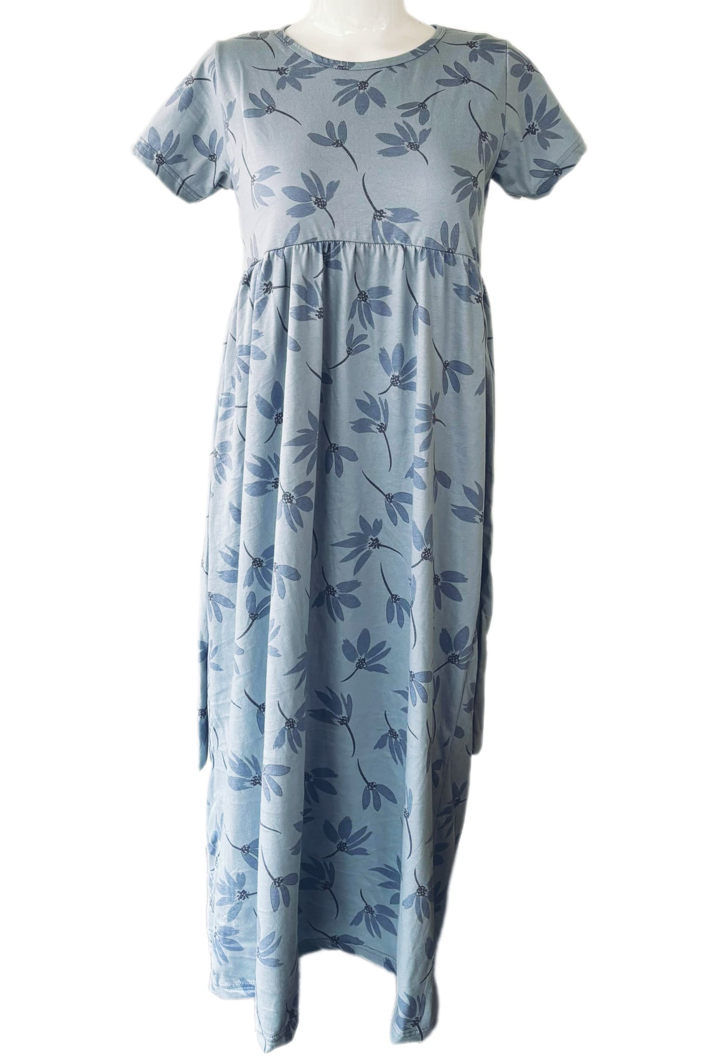 Light Blue Casual maxi