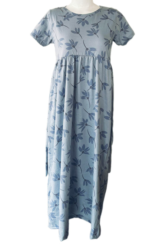 Light Blue Casual maxi