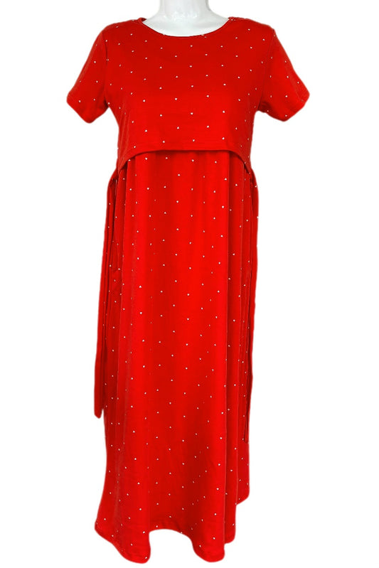 Red heart Maternity & Feeding maxi