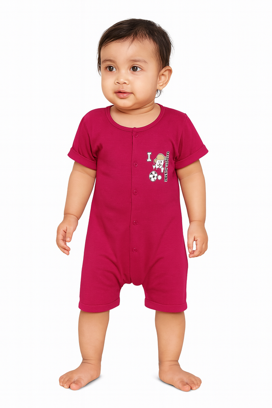 Red Baby Romper