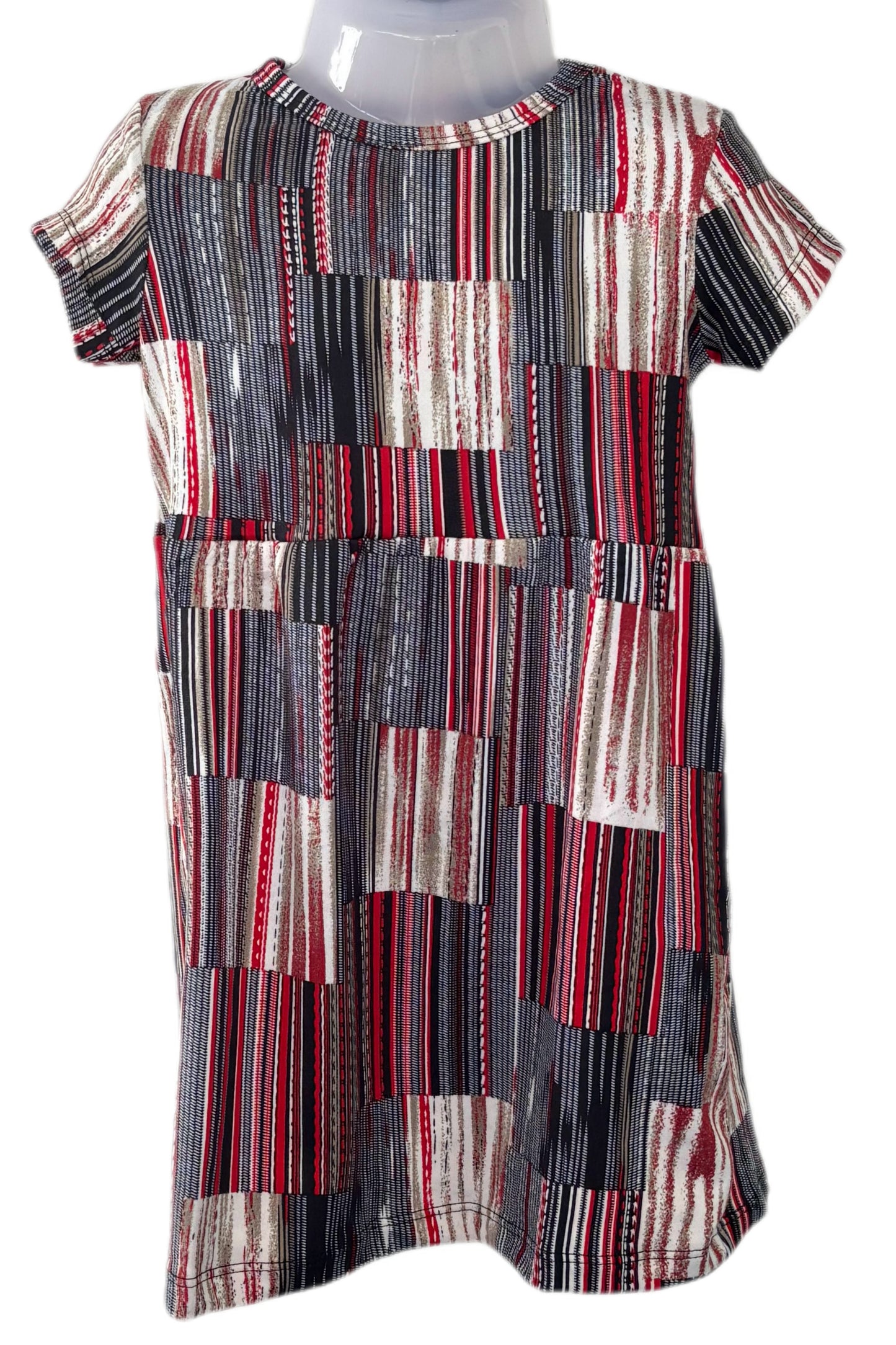 Grey blocks casual Gown