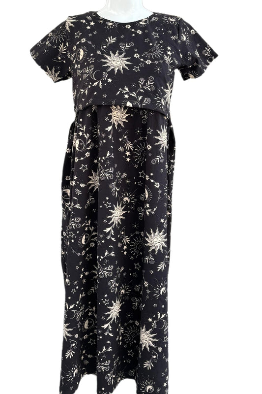 Black sun Maternity & Feeding maxi