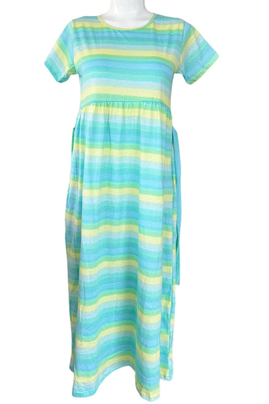 Green stripes Casual maxi