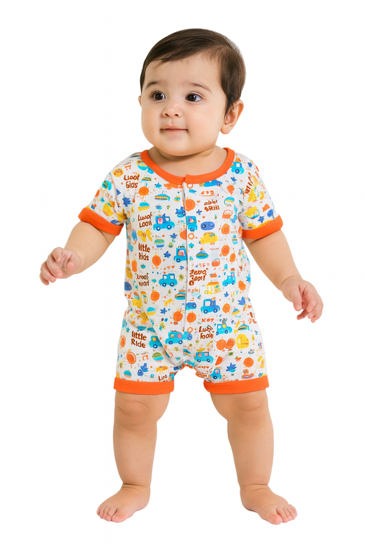 Multicolour Baby Romper