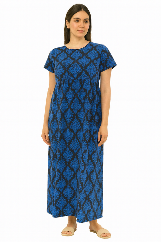 Black Blue casual maxi