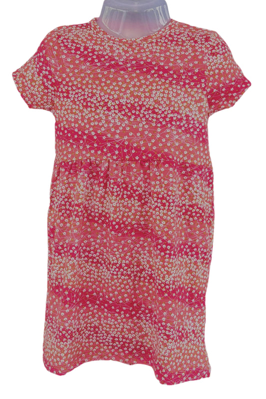 Peach floral casual Gown