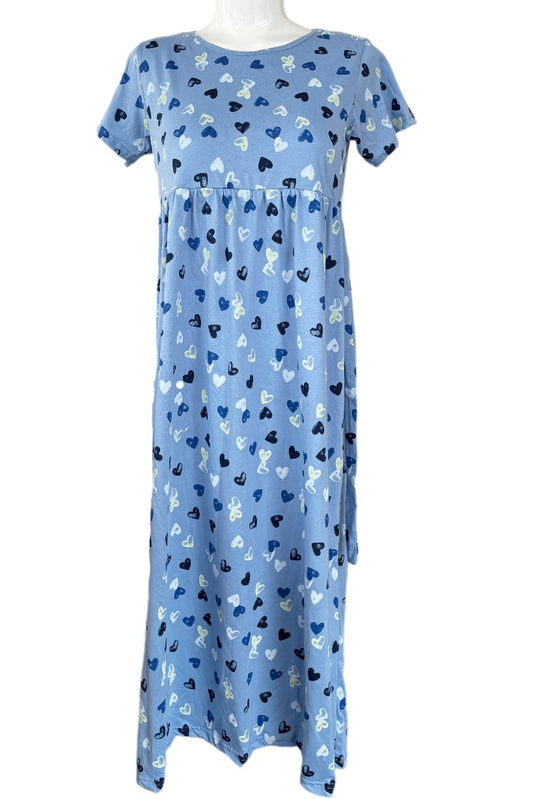 Blue heart Casual maxi