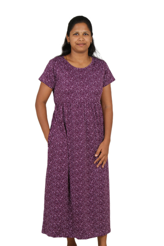 Dark purple Casual maxi