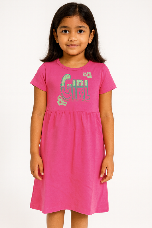 Pink casual Gown