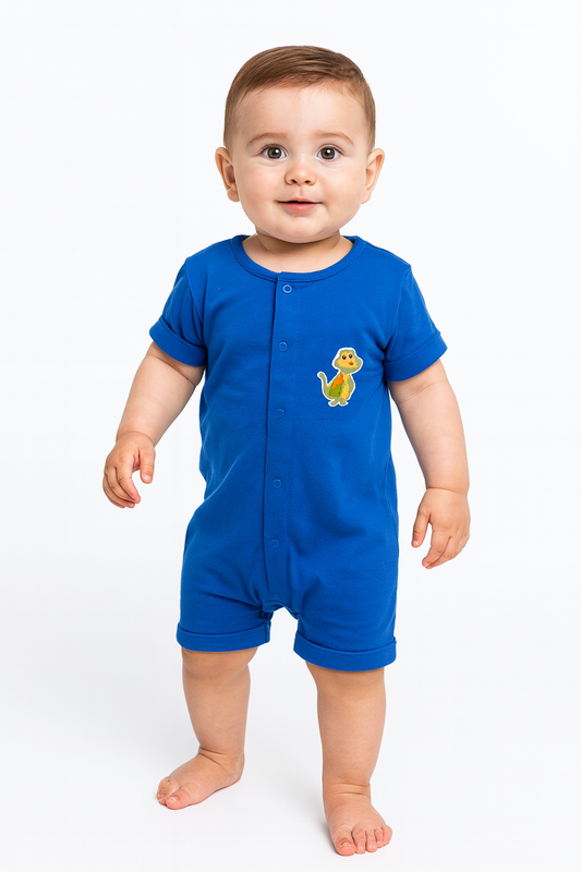 Blue Baby Romper