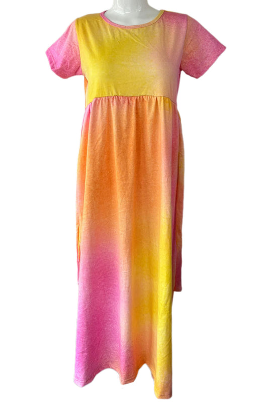 Tie Dye Casual maxi