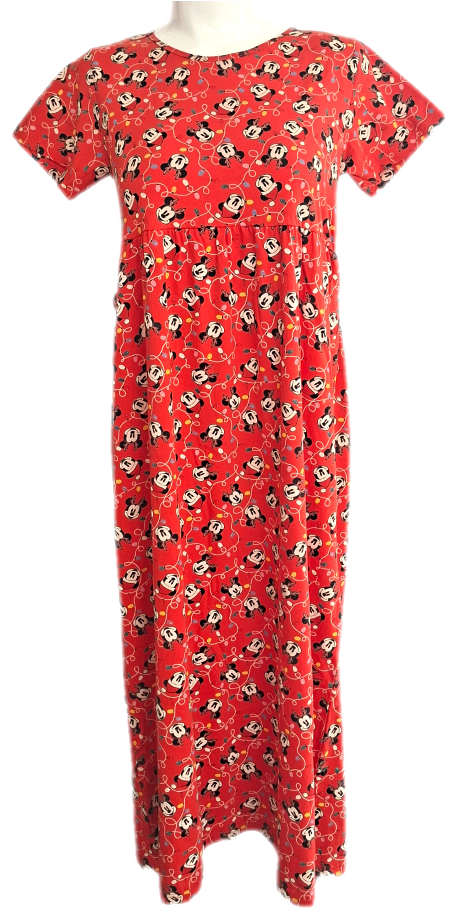 Red Mickey Casual maxi