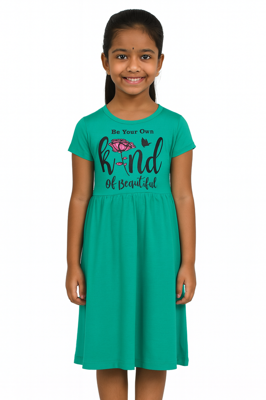 Green casual Gown