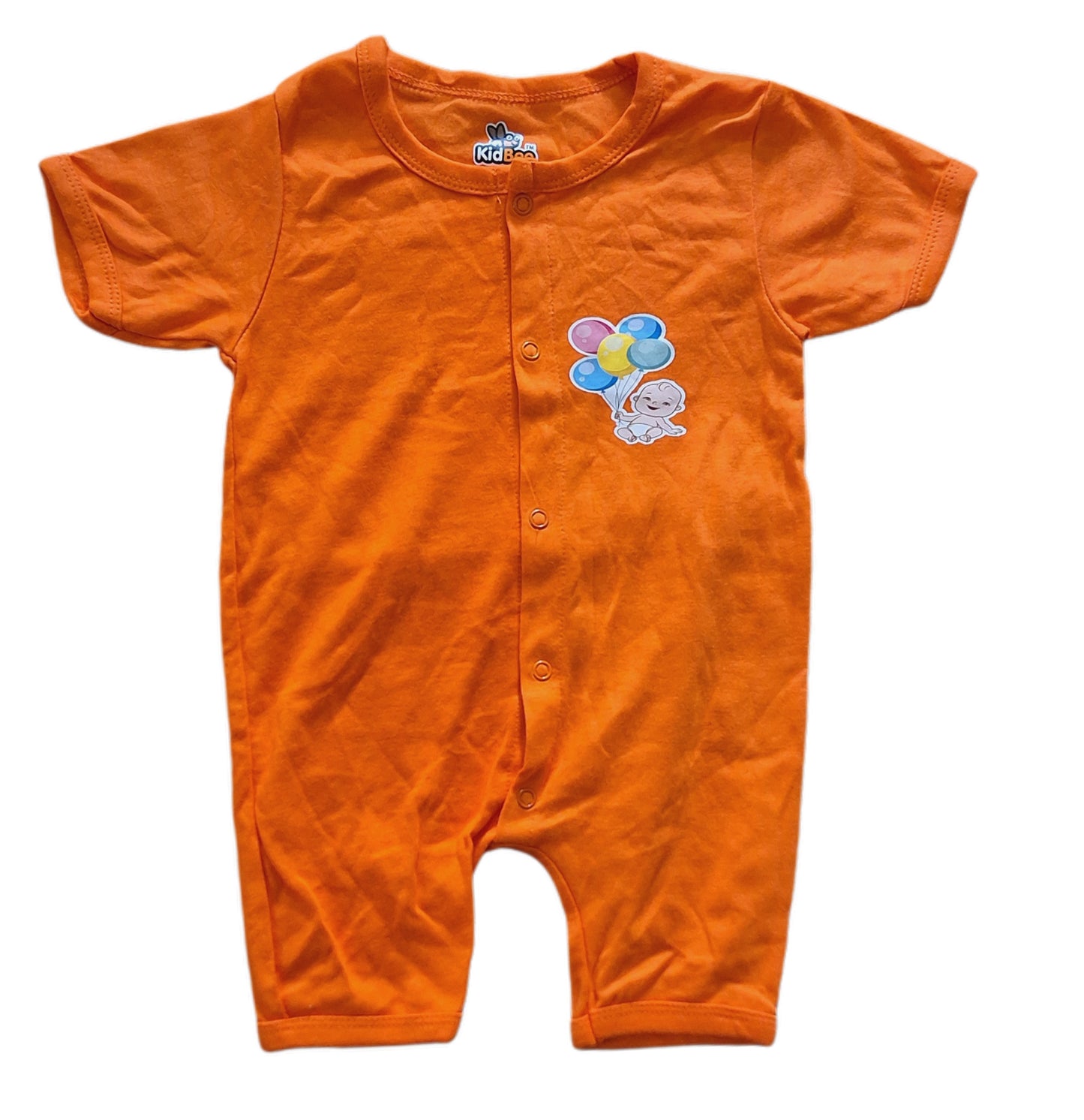 Orange Baby Romper