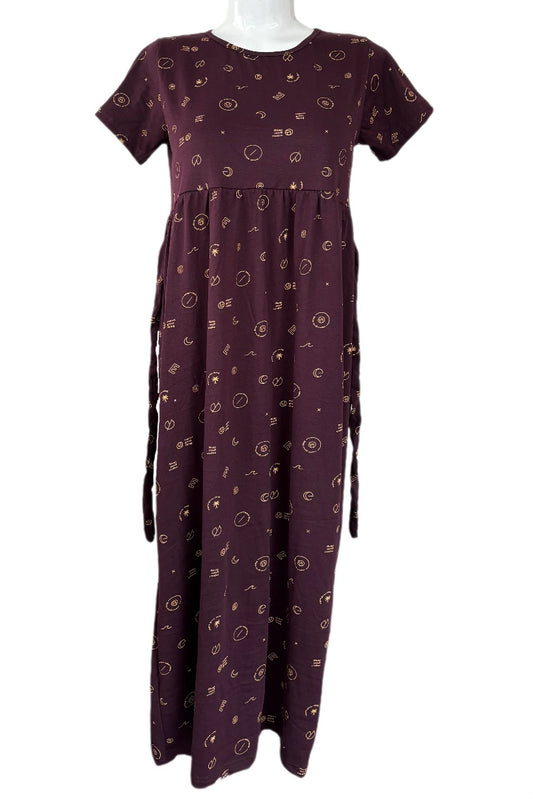 Brown Casual maxi