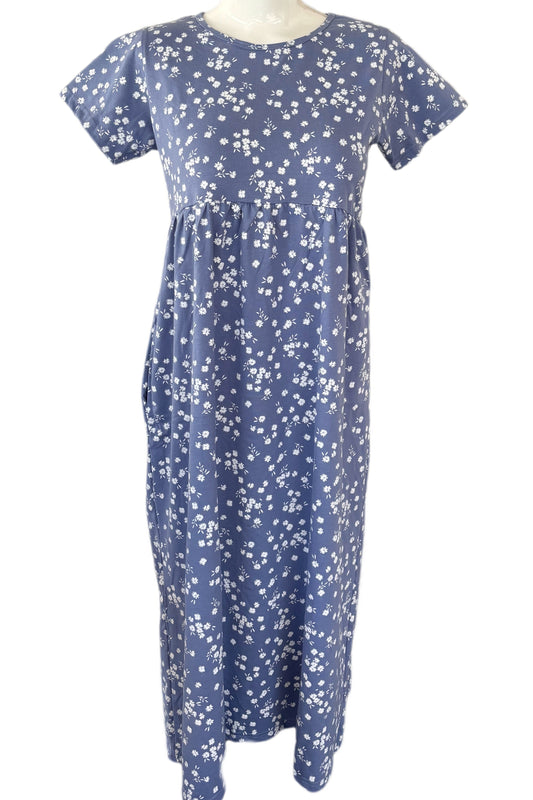 Periwinkle blue Casual maxi
