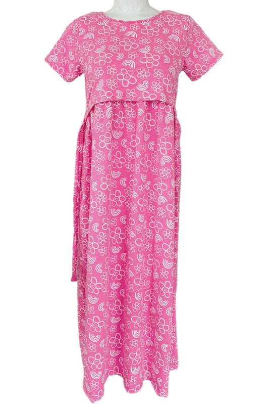Pink Maternity & Feeding maxi